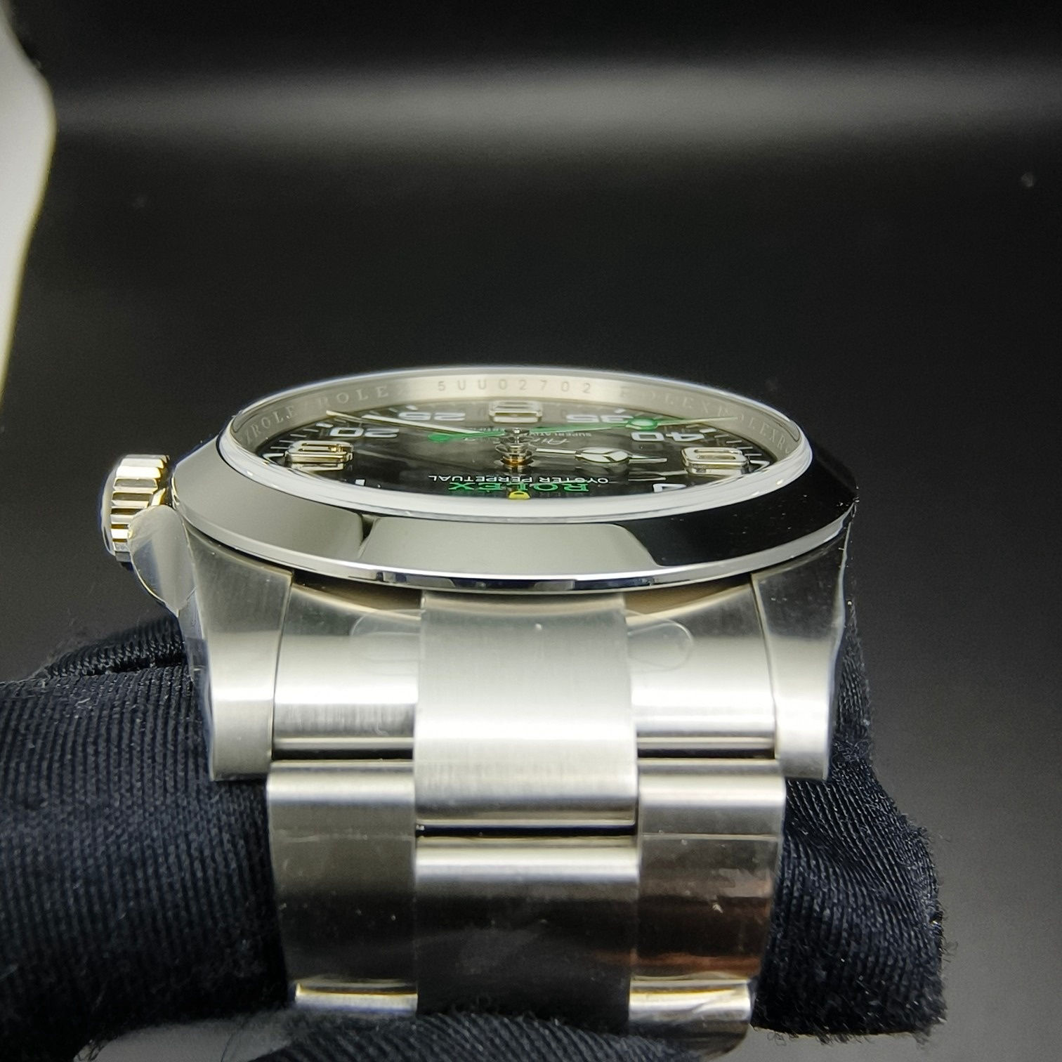 TravelReady Rolex Oyster Perpetual Air King watch in Oystersteel 55