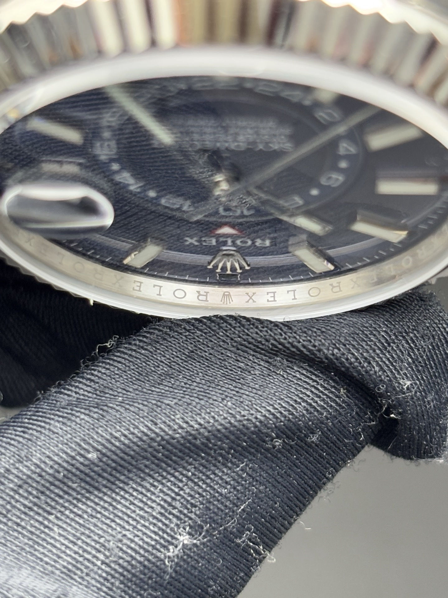 Rolex Oyster Perpetual Sky-Dweller Blue Dial and Jubilee Bracelet Practical 49