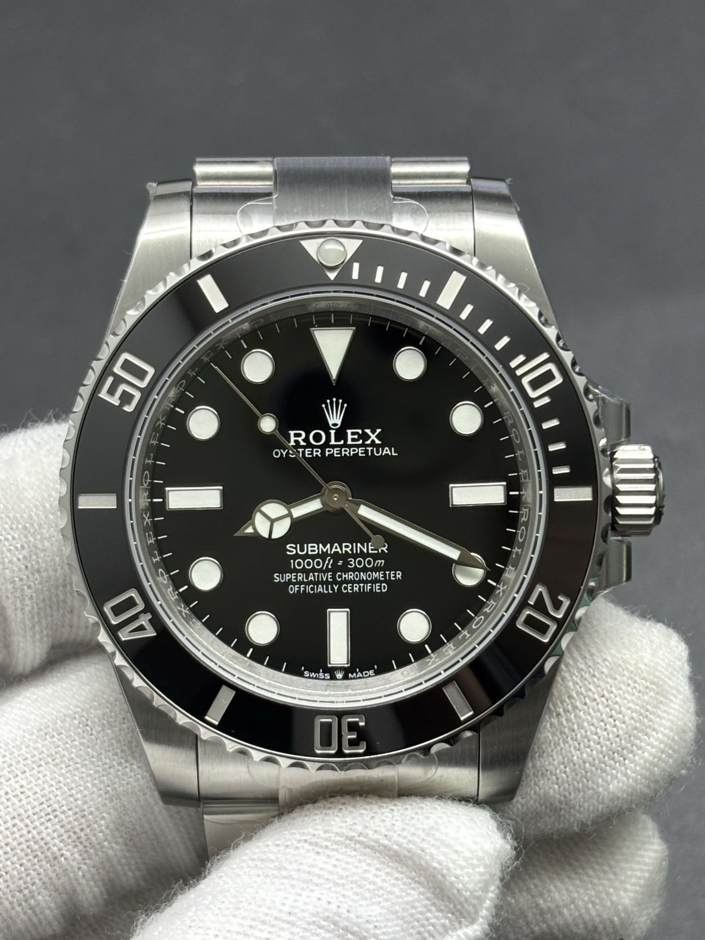 Rolex Oyster Perpetual Submariner No Date Black Dial Casual 54
