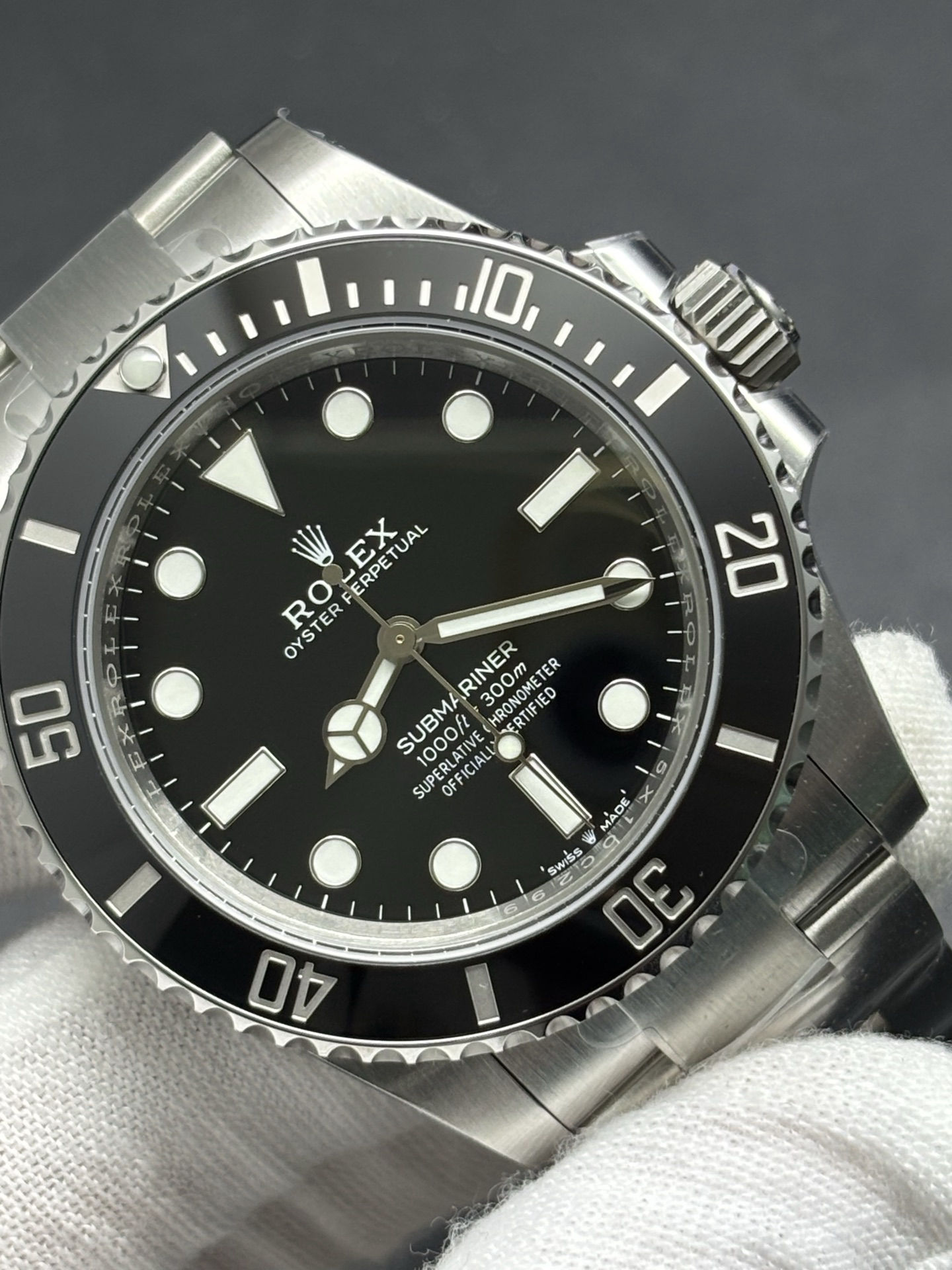 Rolex Oyster Perpetual Submariner No Date Black Dial Casual 54