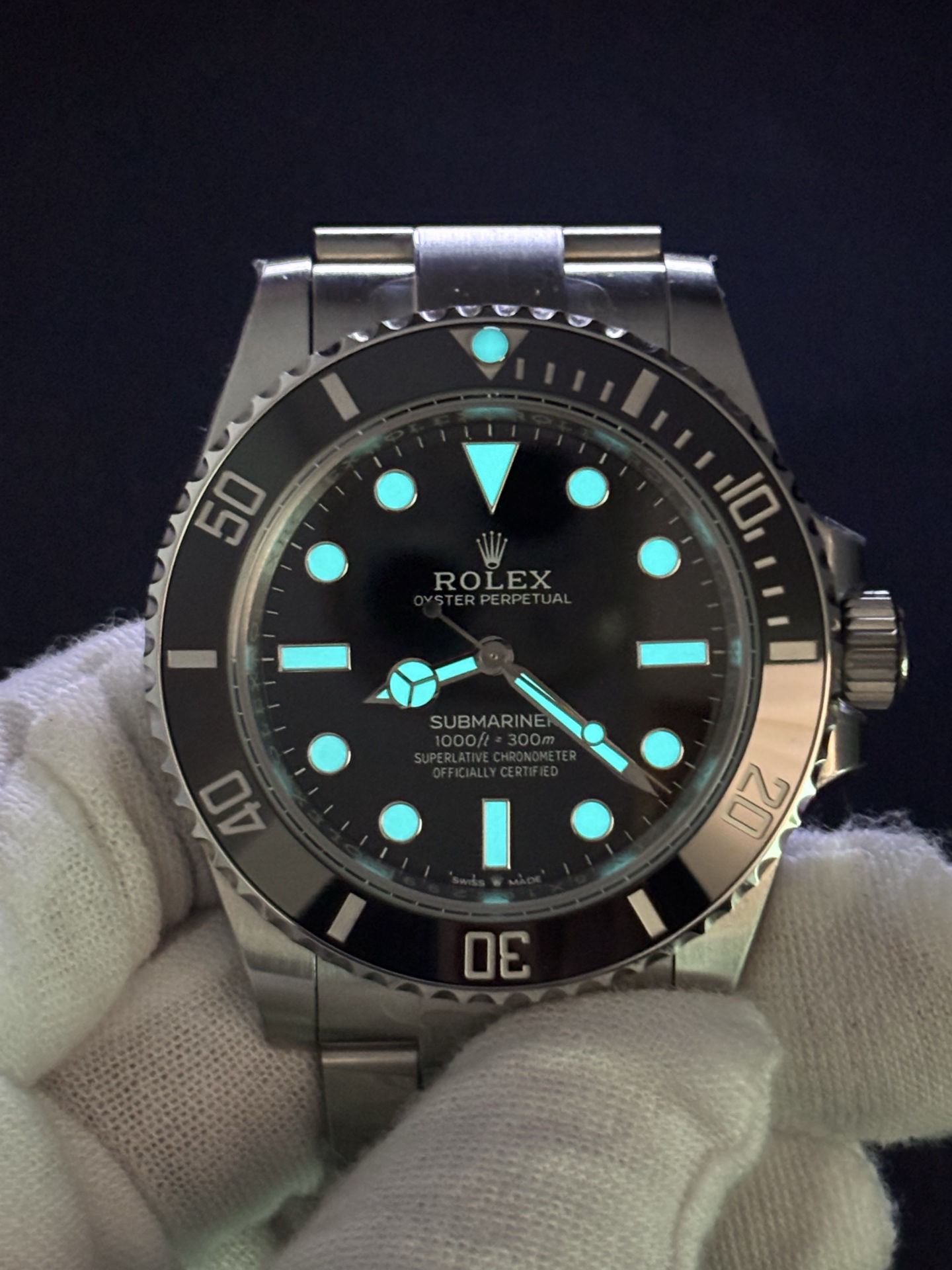 Rolex Oyster Perpetual Submariner No Date Black Dial Casual 54