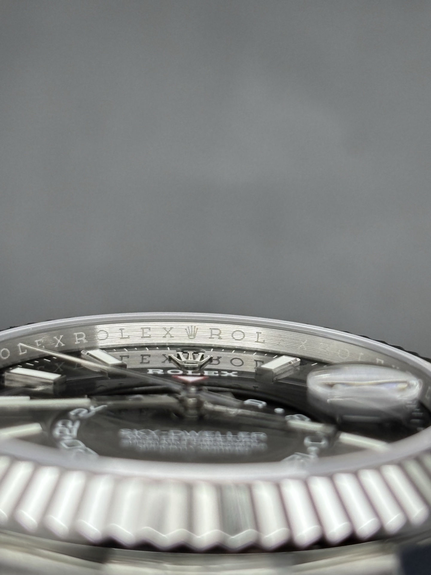 Packable Rolex Oystersteel Sky-Dweller Black Dial 76