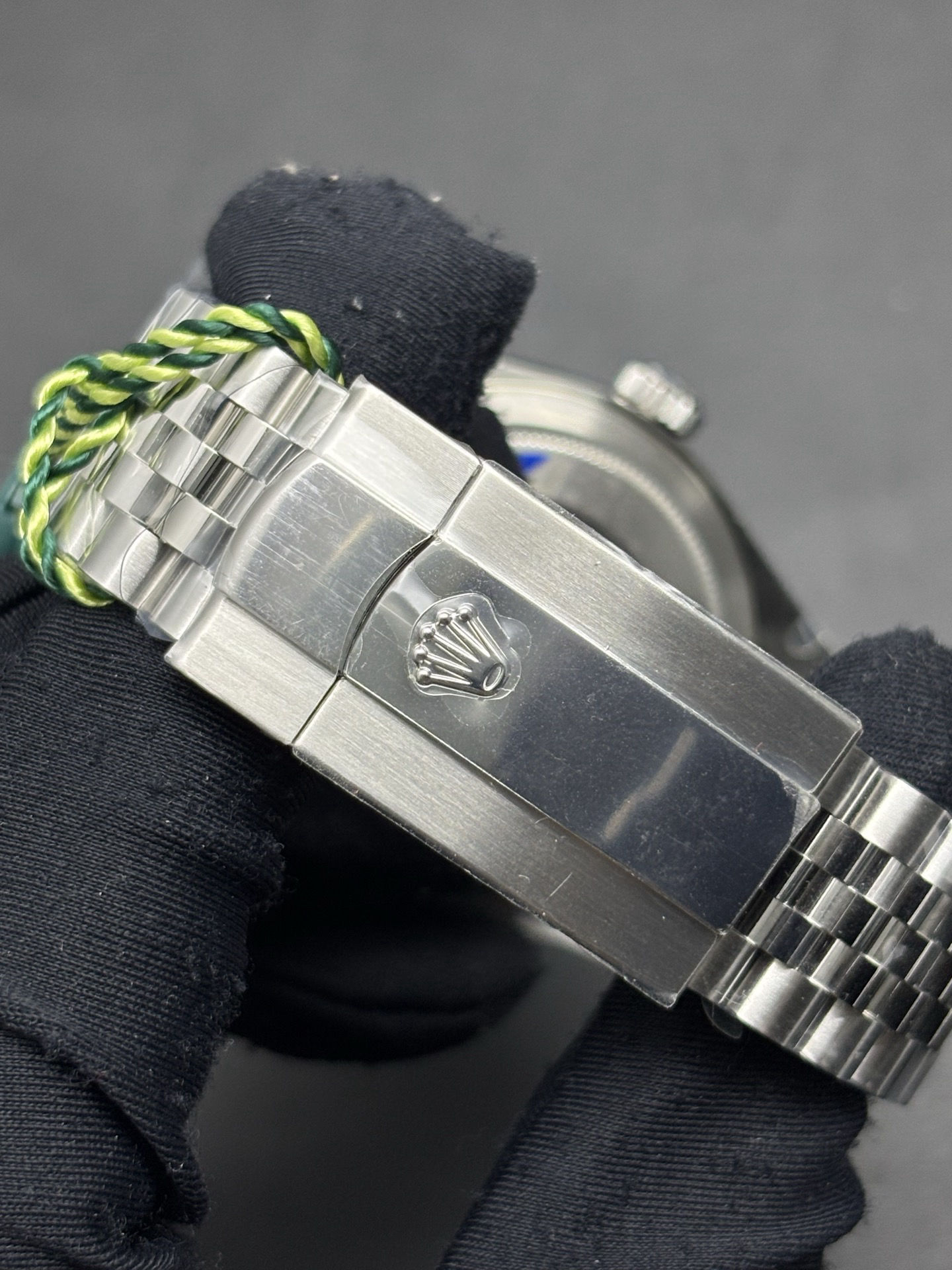 Packable Rolex Oystersteel Sky-Dweller Black Dial 76