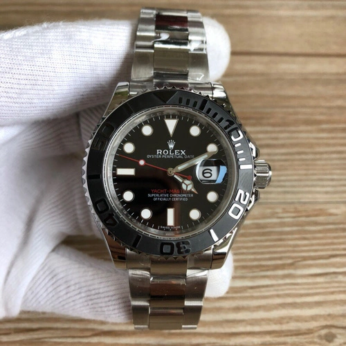 HighQuality Rolex Yacht-Master 42mm Black Dial Watch Ref 21