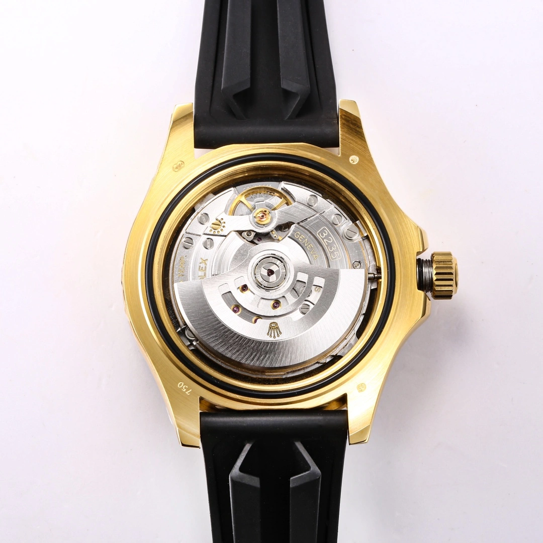 Youthful Rolex Yacht-Master 42mm Yellow Gold OysterFlex Rubber Strap 18