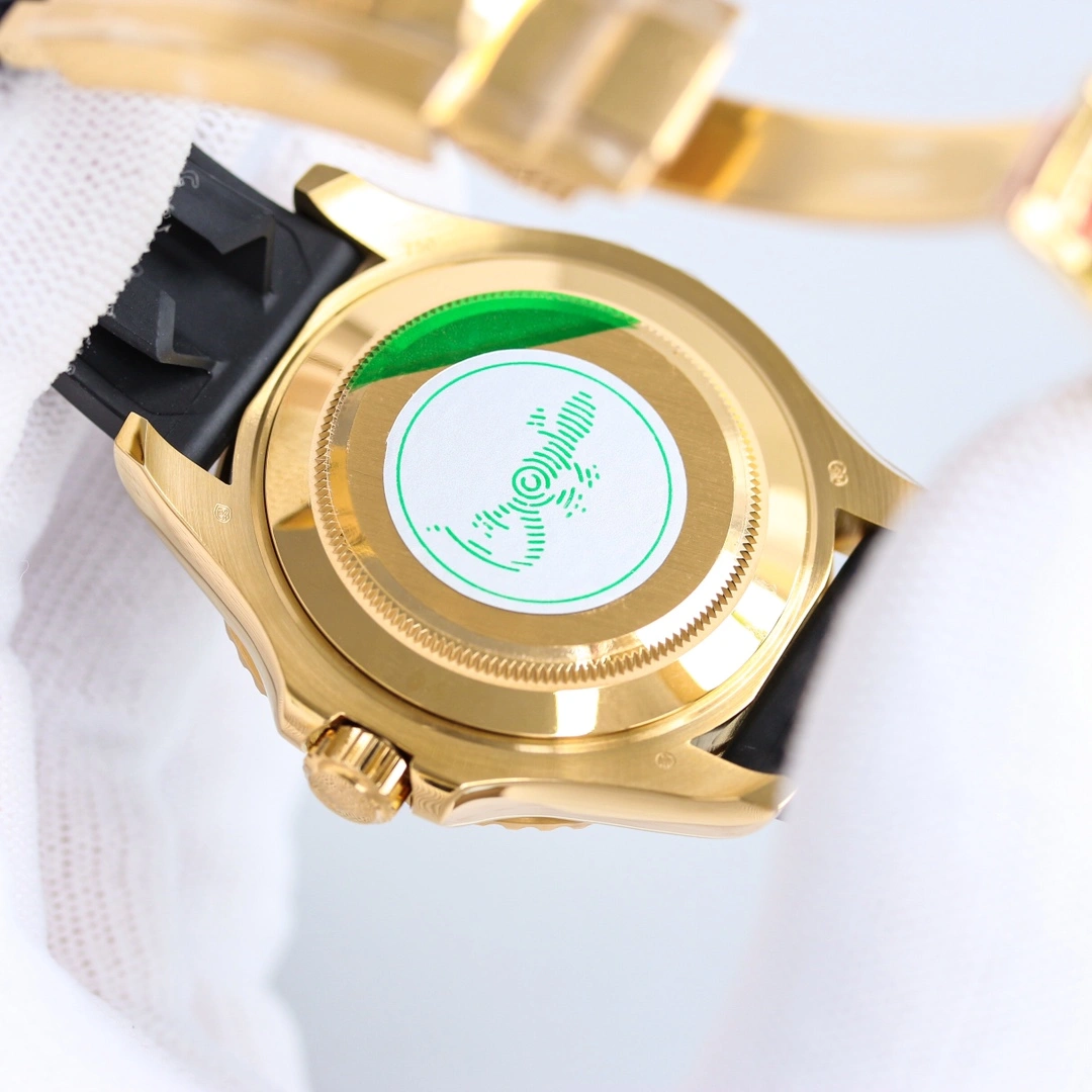 Youthful Rolex Yacht-Master 42mm Yellow Gold OysterFlex Rubber Strap 18