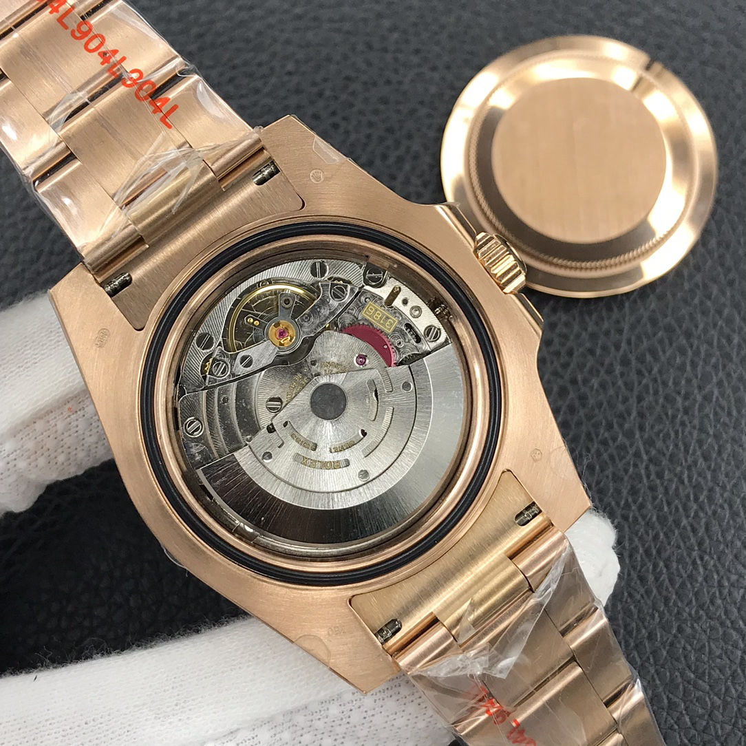 RootBeer GMT-Master II Watch 18kt Everose Gold Lightweight 28