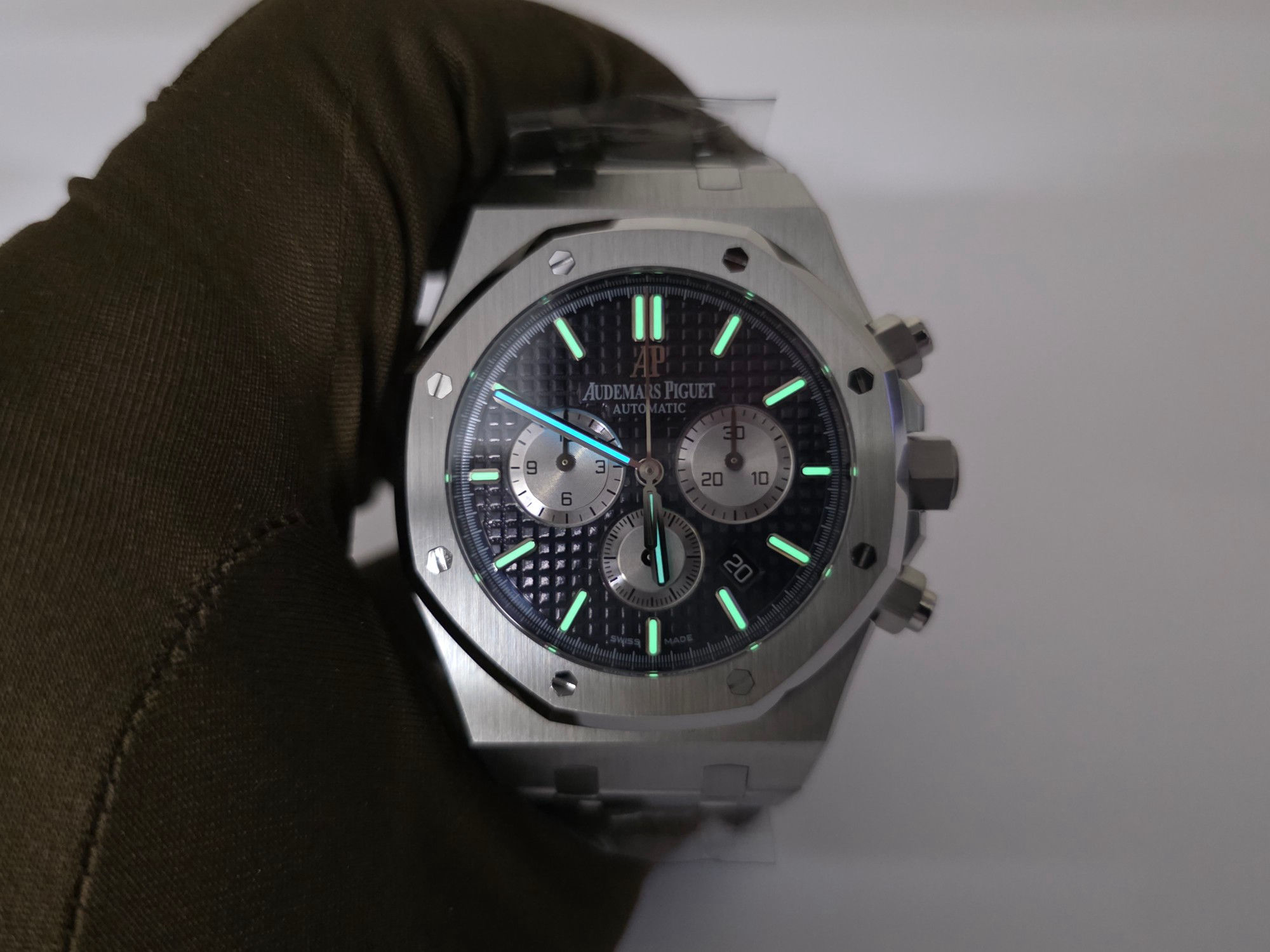 Royal Oak Chronograph 41mm Stainless Steel Blue Dial Colorful 156
