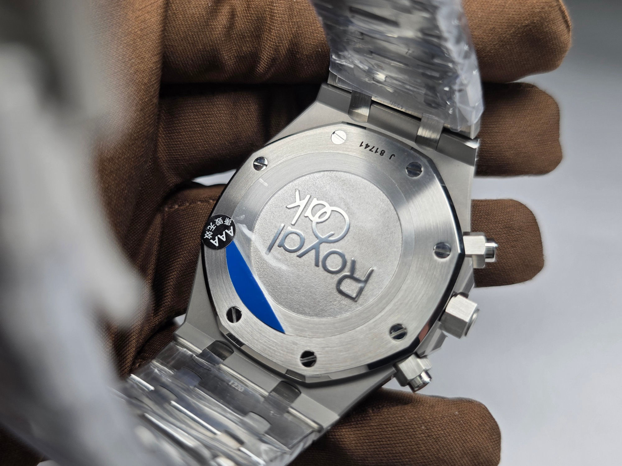 Royal Oak Chronograph 41mm Stainless Steel Blue Dial Colorful 156