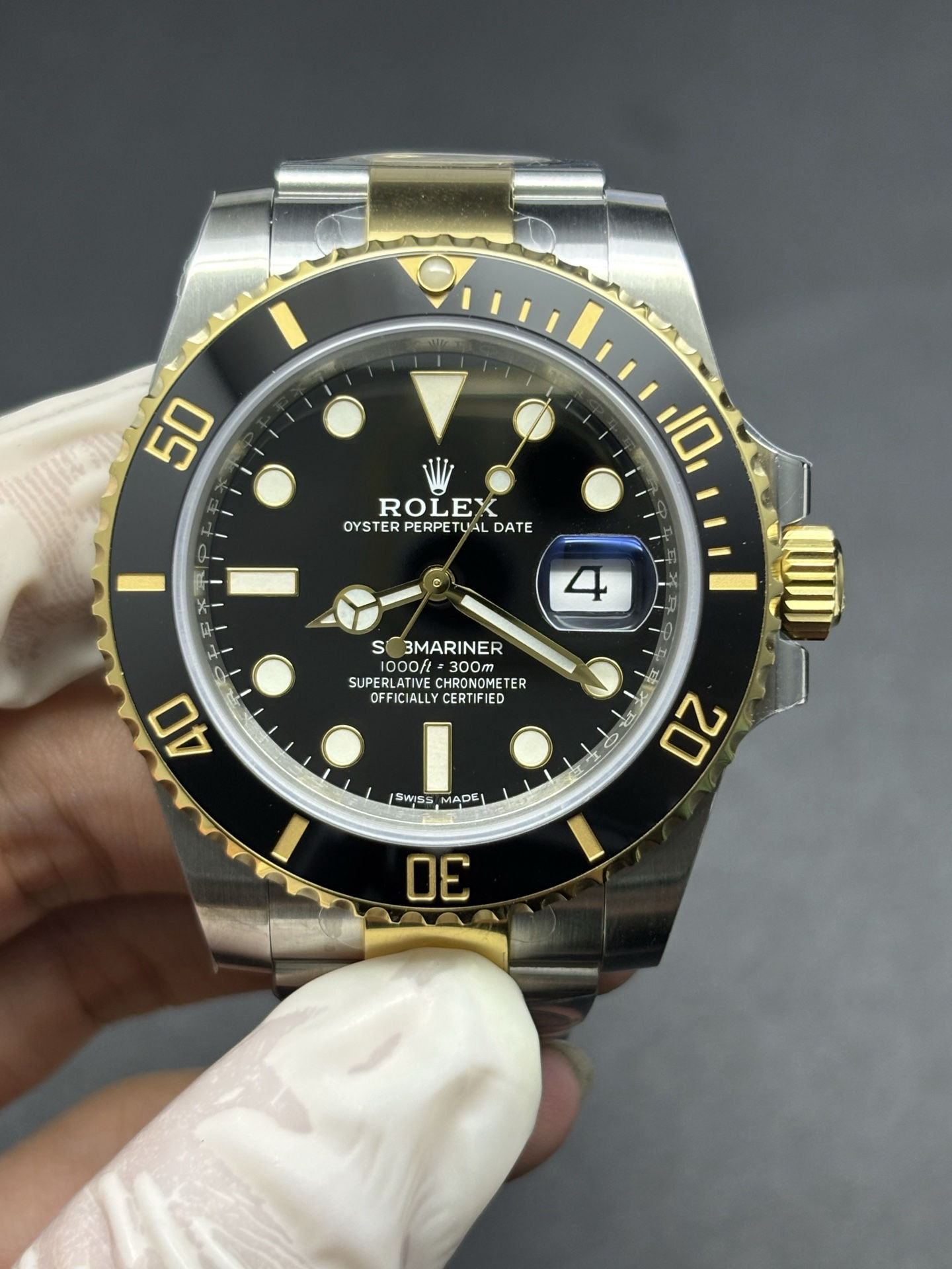 Submariner Date Yellow Gold Steel 41mm Black Dial 126613LN Affordable 36