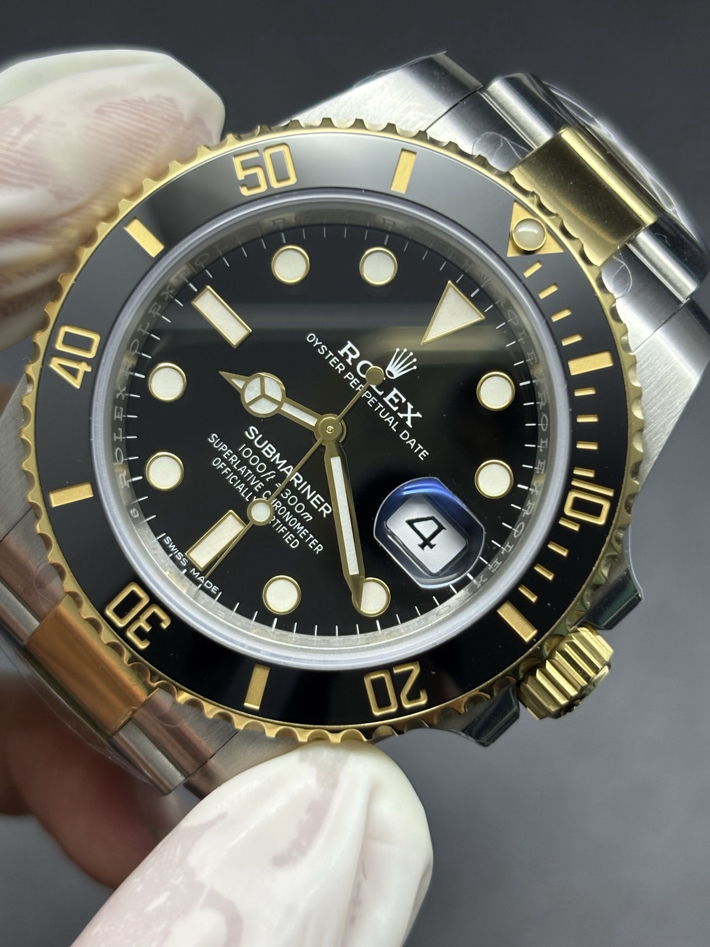 Submariner Date Yellow Gold Steel 41mm Black Dial 126613LN Affordable 36
