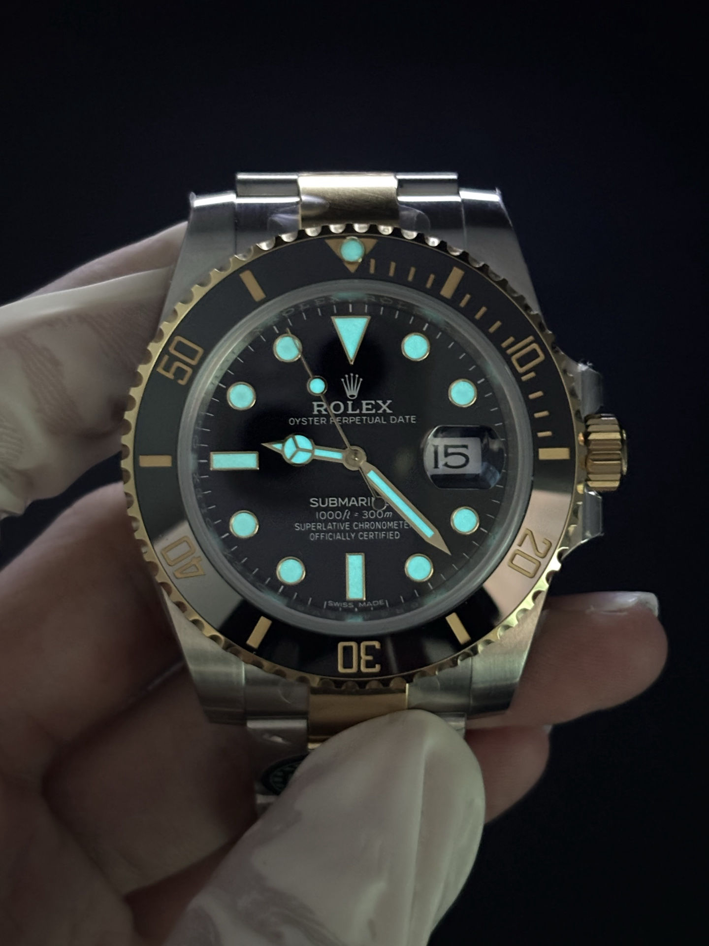 Submariner Date Yellow Gold Steel 41mm Black Dial 126613LN Affordable 36