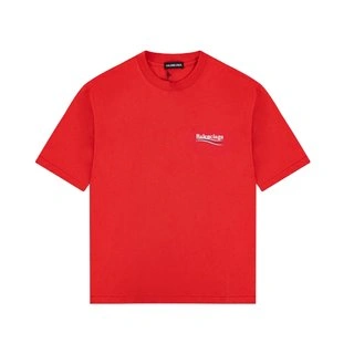 Affordable 7355 BALENCIAGA CLASSIC RED COKE SHORT SLEEVE – BBS051