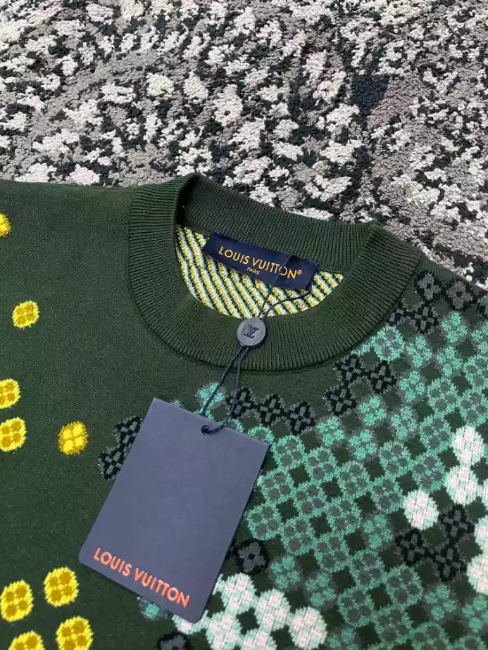 AllSeason 1444 Louis Vuitton Cotton Jacquard Crewneck – SLV060