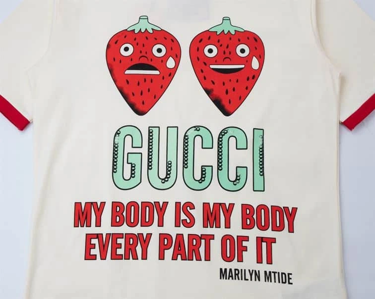 AllSeason 3108 GUCCI LOVE PARADE SERIES STRAWBERRY T-SHIRT – GCS177