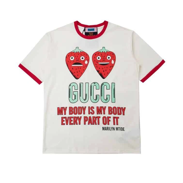 AllSeason 3108 GUCCI LOVE PARADE SERIES STRAWBERRY T-SHIRT – GCS177