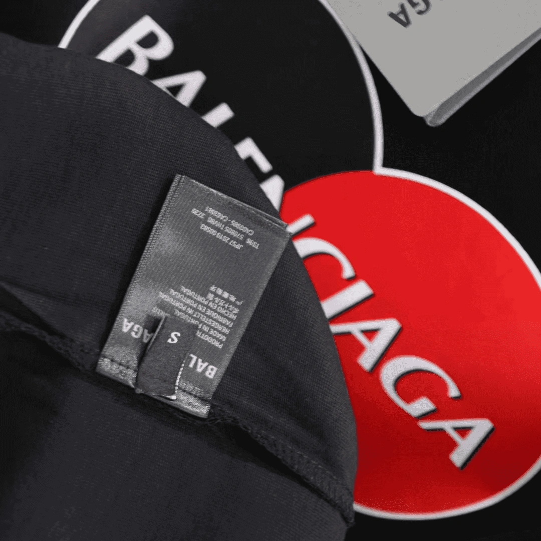 AllSeason 6314 BALENCIAGA UNIFORM LARGE FIT T-SHIRT IN BLACK VINTAGE JERSEY – BB40 AllSeason 6314 BALENCIAGA UNIFORM LARGE FIT T-SHIRT IN BLACK VINTAGE JERSEY – BB40