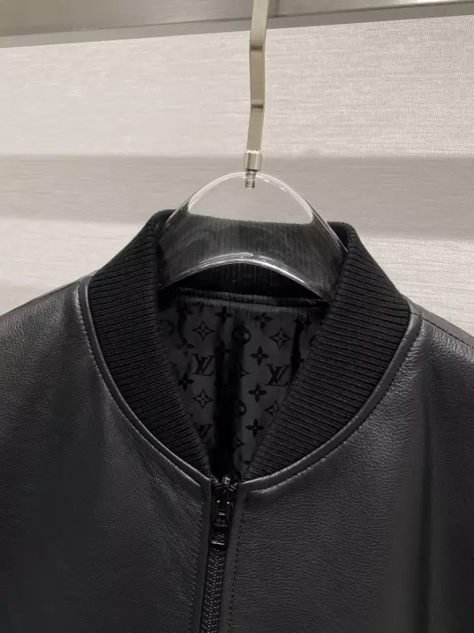 AllSeason 6843 Louis Vuitton Reversible Leather Nylon Blouson Jacket – LC014
