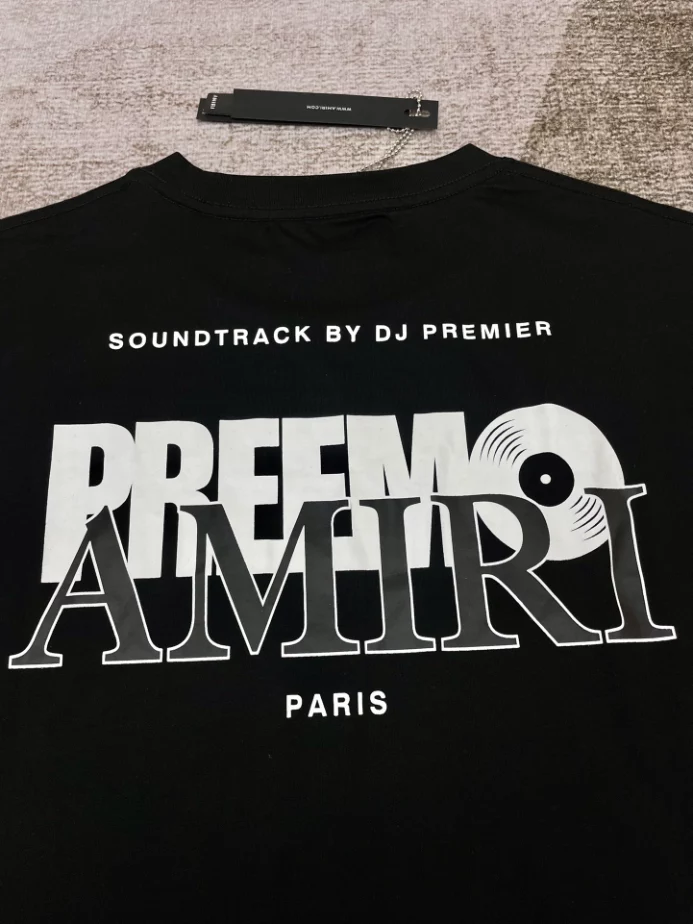 Amiri Cotton T-Shirt – AMS076 Comfortable 1773