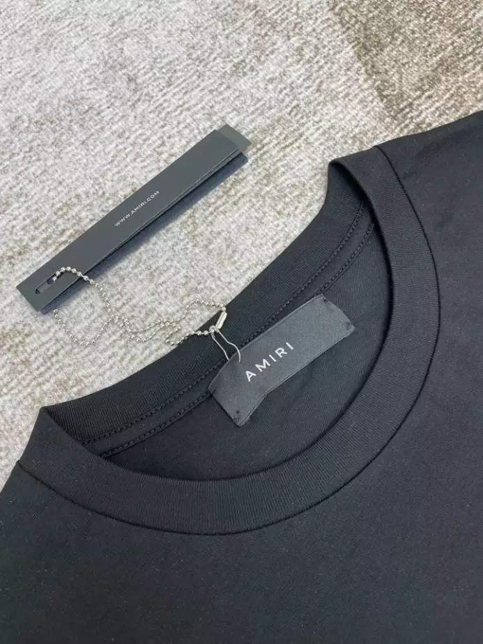 Amiri Cotton T-Shirt – AMS076 Comfortable 1773
