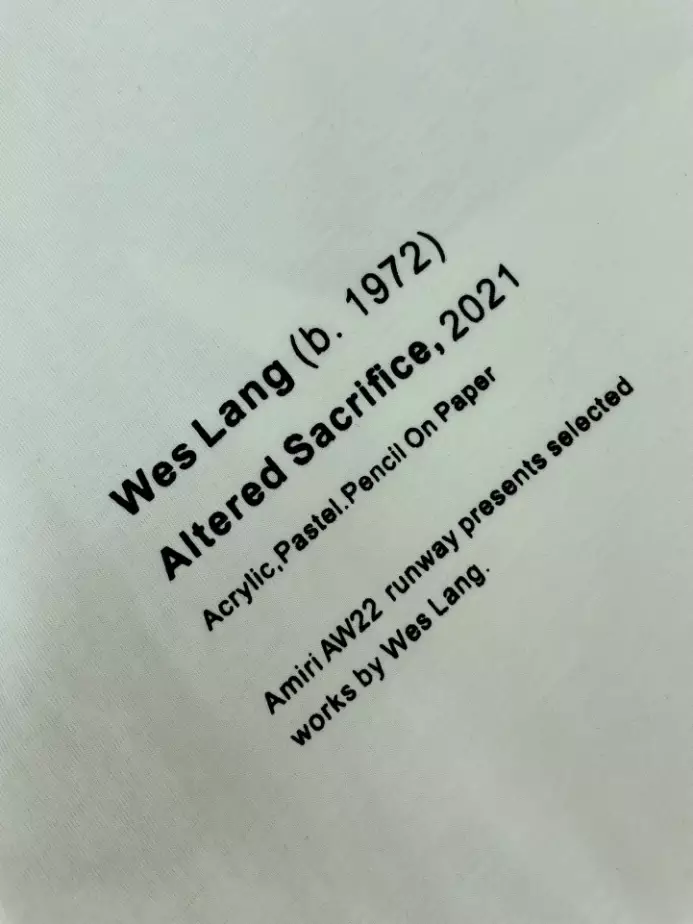 Amiri Cotton T-Shirt – AMS088 HighQuality 4206