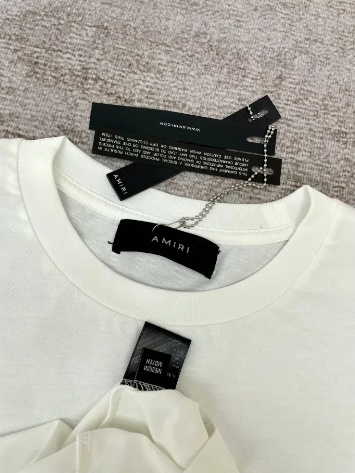Amiri Cotton T-Shirt – AMS092 AllSeason 9474