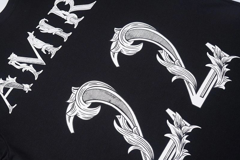 Amiri Logo-Print Cotton T-Shirt – AMS039 AllSeason 4685