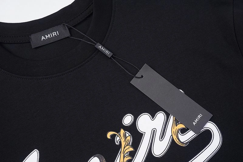 Amiri Logo-Print Cotton T-Shirt – AMS048 AllSeason 1554