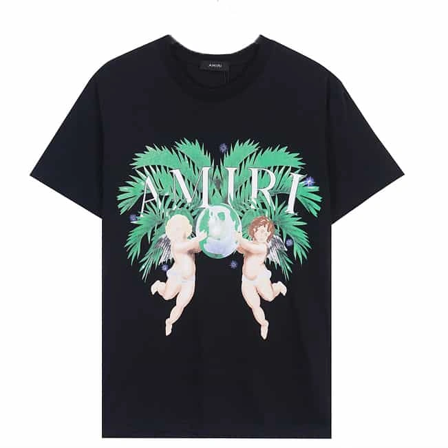 Amiri Logo-Print Cotton T-Shirt – AMS052 Fashionable 5228