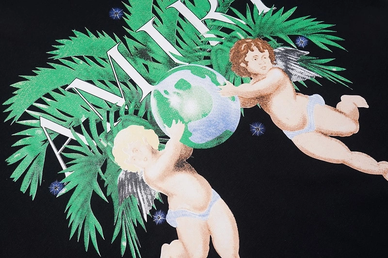 Amiri Logo-Print Cotton T-Shirt – AMS052 Fashionable 5228