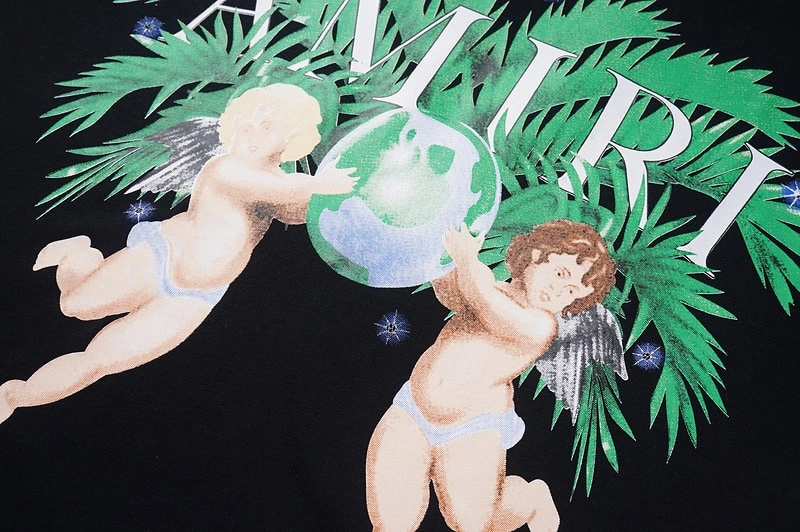 Amiri Logo-Print Cotton T-Shirt – AMS052 Fashionable 5228