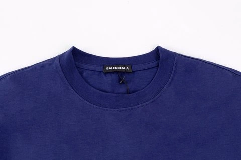 BALENCIAGA CLASSIC BLUE COKE SHORT SLEEVE – BBS052 BestValue 476