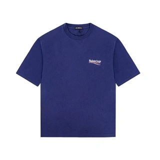 BALENCIAGA CLASSIC BLUE COKE SHORT SLEEVE – BBS052 BestValue 476
