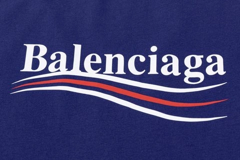 BALENCIAGA CLASSIC BLUE COKE SHORT SLEEVE – BBS052 BestValue 476