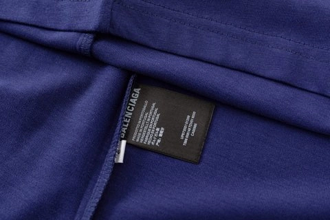 BALENCIAGA CLASSIC BLUE COKE SHORT SLEEVE – BBS052 BestValue 476