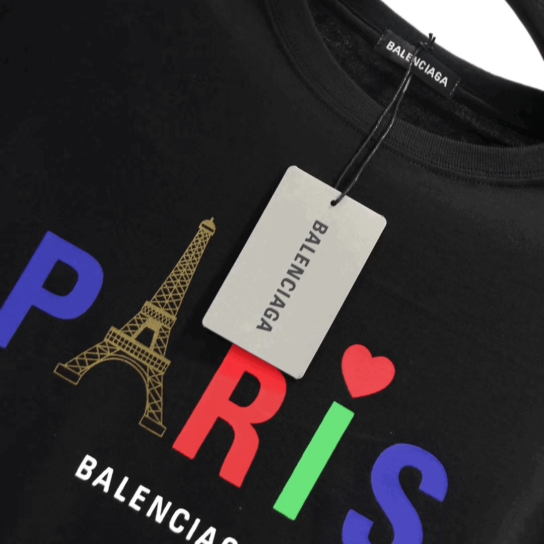 BALENCIAGA MEN’S BLACK MODE LOGO TEE – BB42 Popular 7155 BALENCIAGA MEN’S BLACK MODE LOGO TEE – BB42 Popular 7155