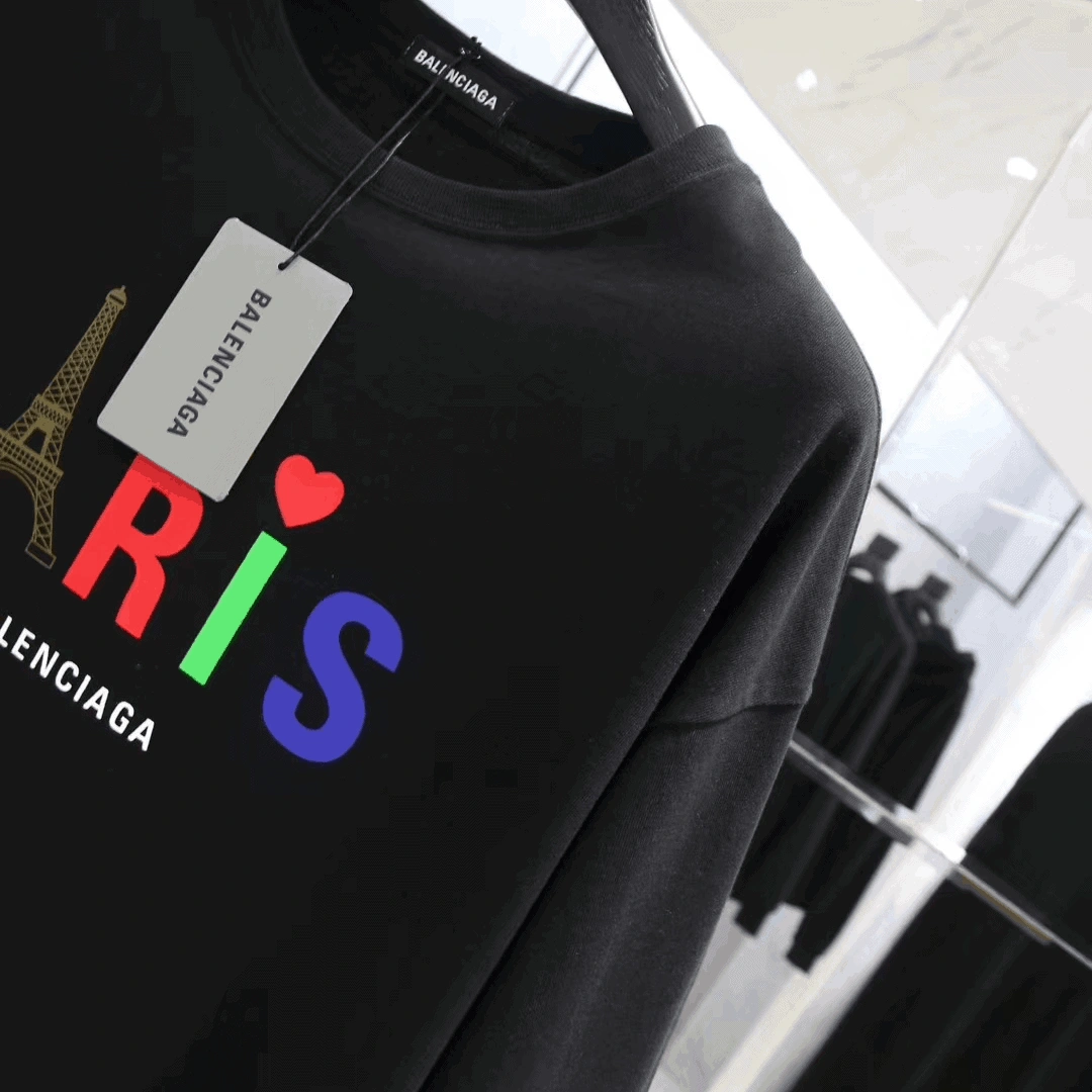 BALENCIAGA MEN’S BLACK MODE LOGO TEE – BB42 Popular 7155 BALENCIAGA MEN’S BLACK MODE LOGO TEE – BB42 Popular 7155