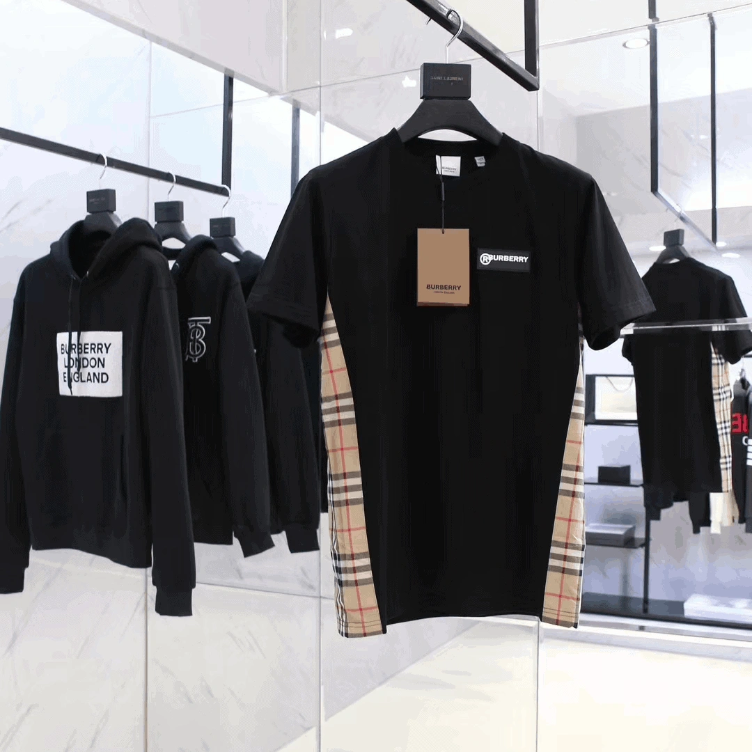 BURBERRY VINTAGE CHECK PANEL T-SHIRT – BBR62 NewStyle 6945