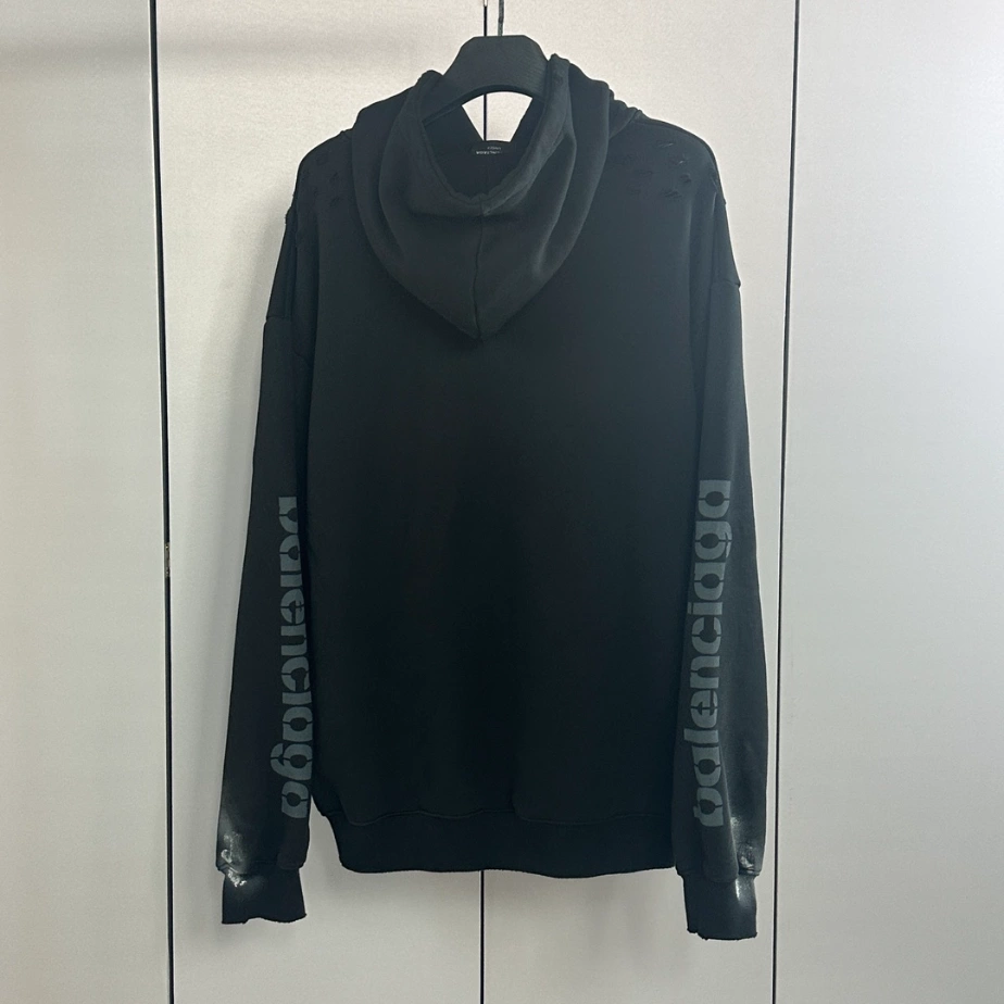Balenciaga 3B Stencil Hoodie Medium Fit in Black – SBH014 Trendy 8665 Balenciaga 3B Stencil Hoodie Medium Fit in Black – SBH014 Trendy 8665