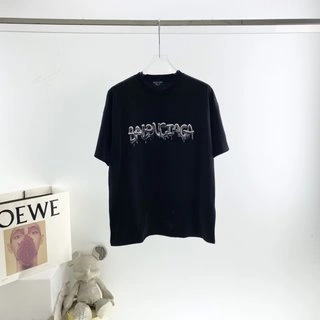 Balenciaga Drop Glue Mixed Color Foaming T-Shirt – BBS032 GoodFit 6265