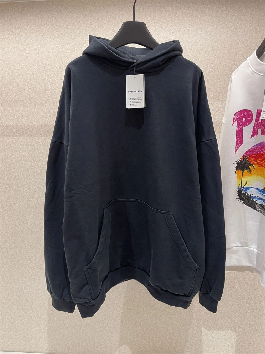 Balenciaga Hand Drawn Hoodie Medium Fit – SBH025 AllSeason 4143