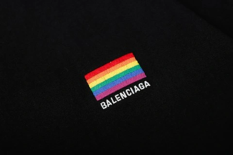 Balenciaga Rainbow Embroidery T-Shirt – BBS036 StreetReady 5343