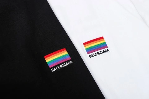 Balenciaga Rainbow Embroidery T-Shirt – BBS036 StreetReady 5343