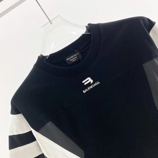 Balenciaga Retro Contrast Color T-Shirt – BBS031 Trendy 3993