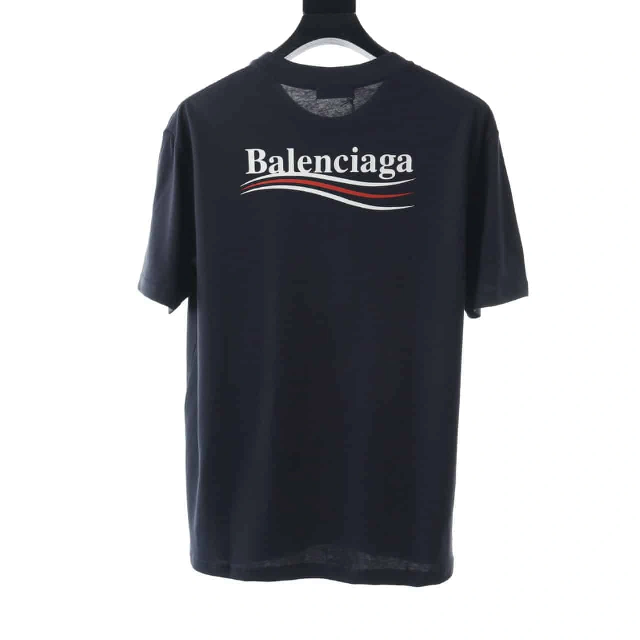 BestValue 7164 BALENCIAGA CLASSIC NAVY COKE SHORT SLEEVE