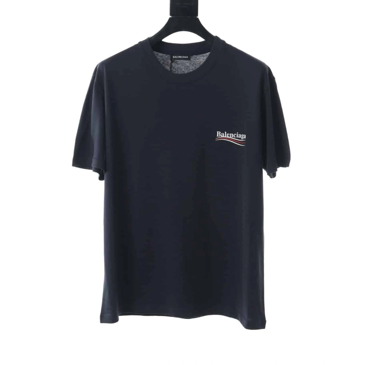 BestValue 7164 BALENCIAGA CLASSIC NAVY COKE SHORT SLEEVE