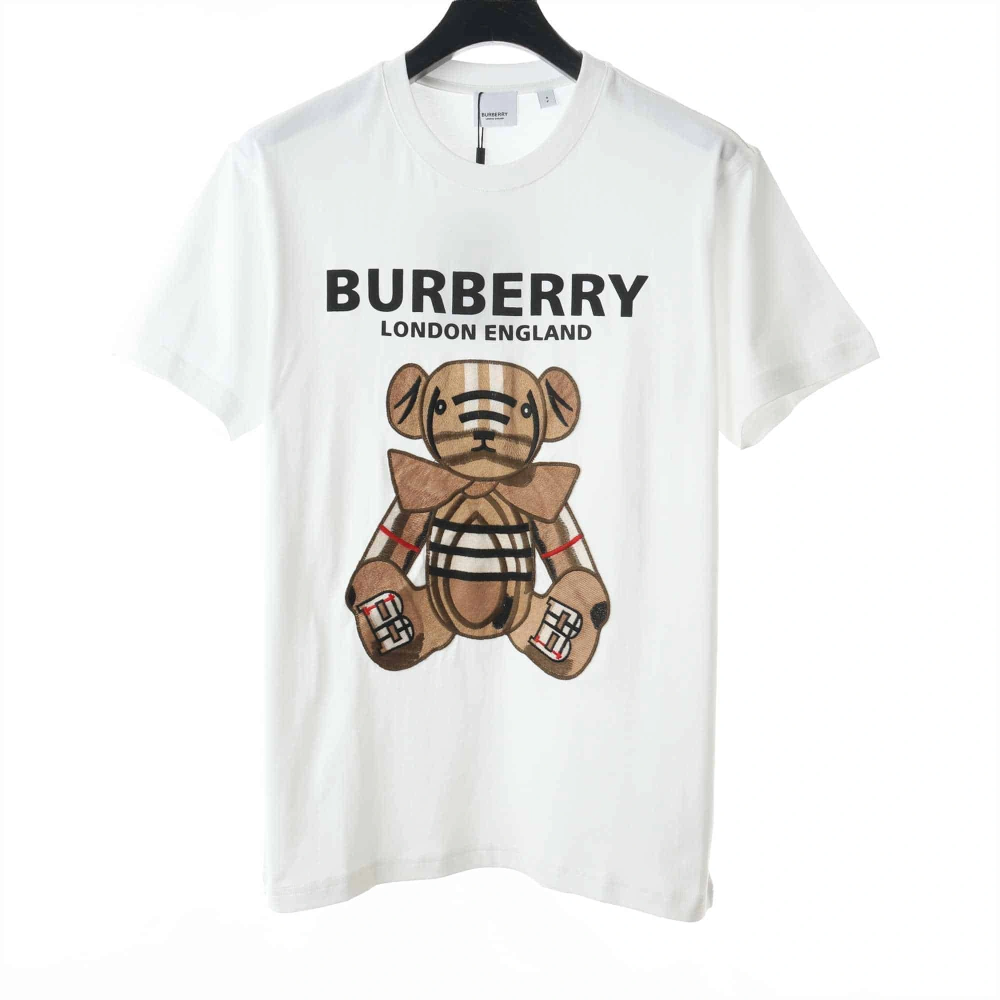 BestValue 7728 Burberry Teddy Bear Embroidered Logo T-shirt – BBRS13