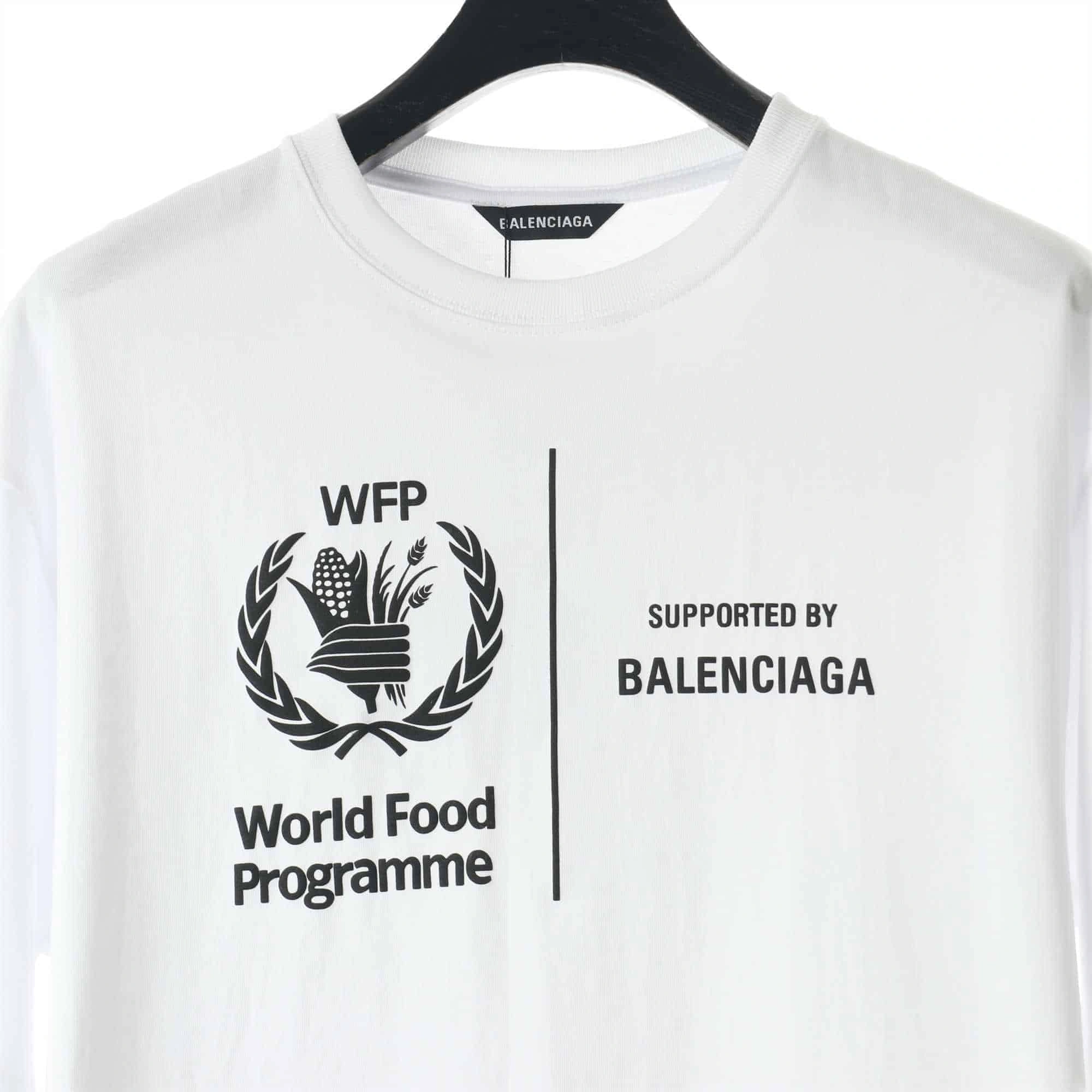 Comfortable 1485 Balenciaga World Food Programme T-Shirt – BBS027