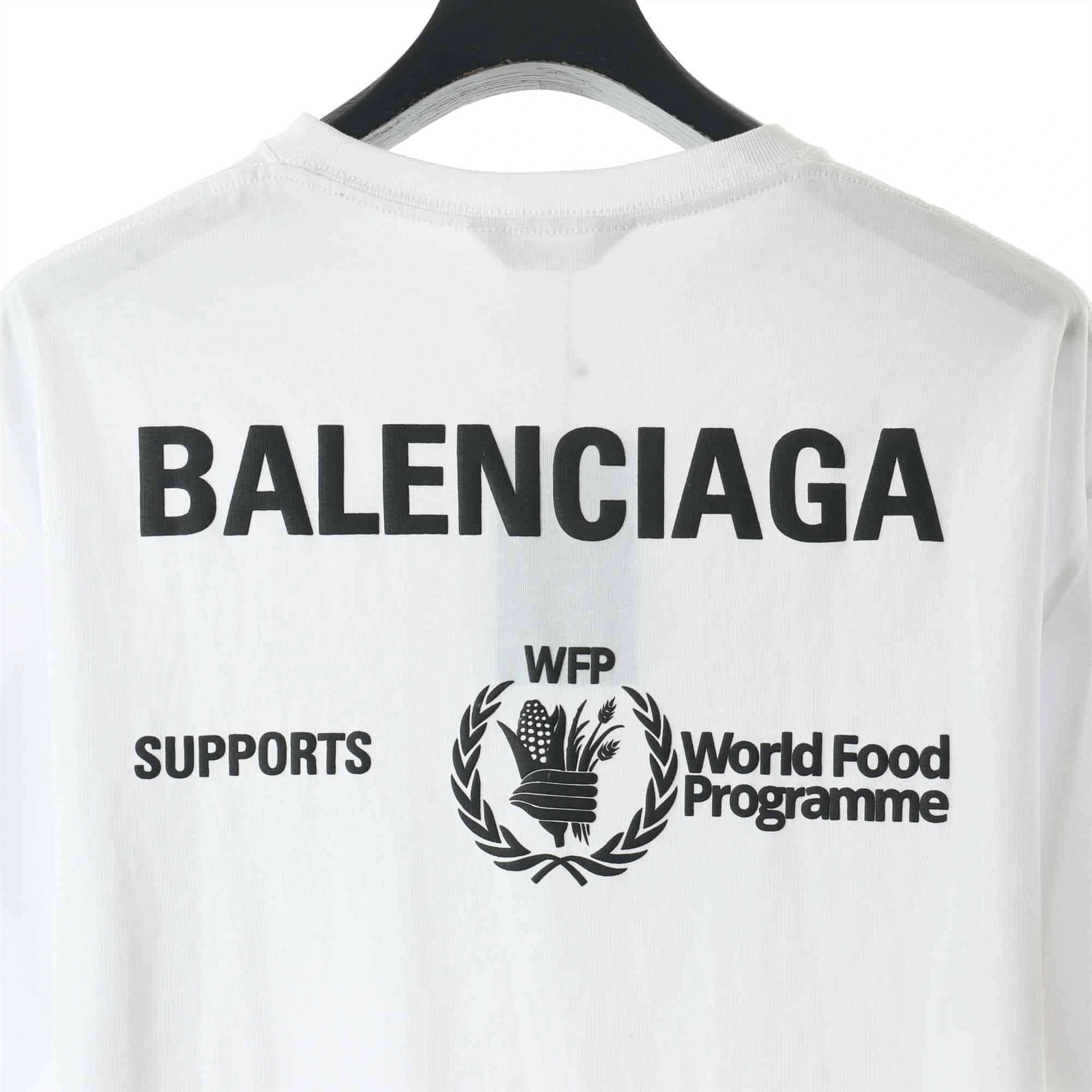 Comfortable 1485 Balenciaga World Food Programme T-Shirt – BBS027