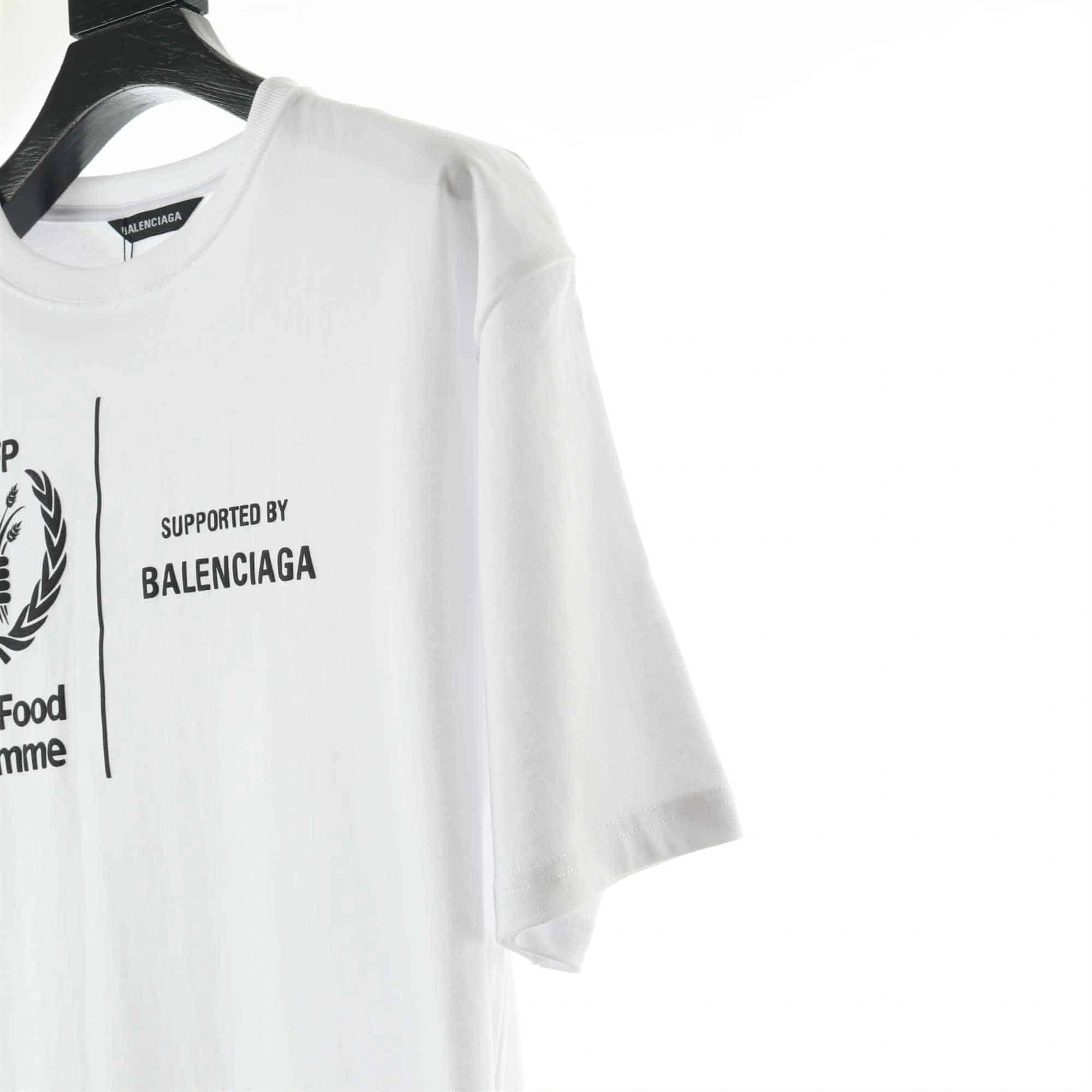 Comfortable 1485 Balenciaga World Food Programme T-Shirt – BBS027